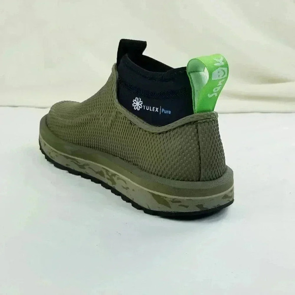 Sanuk Chiba Yulex Pure Camo Green Mens Ankle Boots - Picture 3 of 12